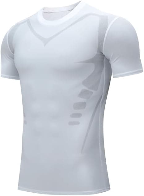 Hommes Compression T-Shirt de Sport Manches Courtes Tshirt Running Séchage Rapide Respirant Vêtements De Sport Fitness Running