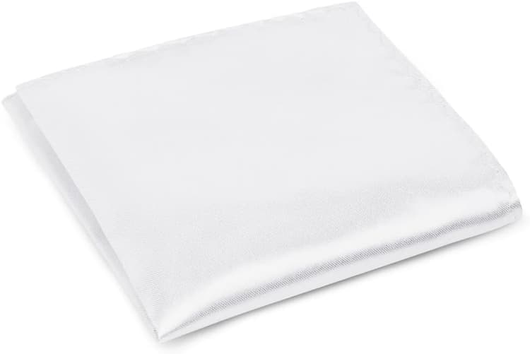 URAQT Hommes Mouchoirs carrés de poche, Hommes Satin Mouchoir Poche Carré Uni Coloré Mouchoir pour homme, Noël Fête, Mariage, Habillé Occasions, 30CM*30CM
