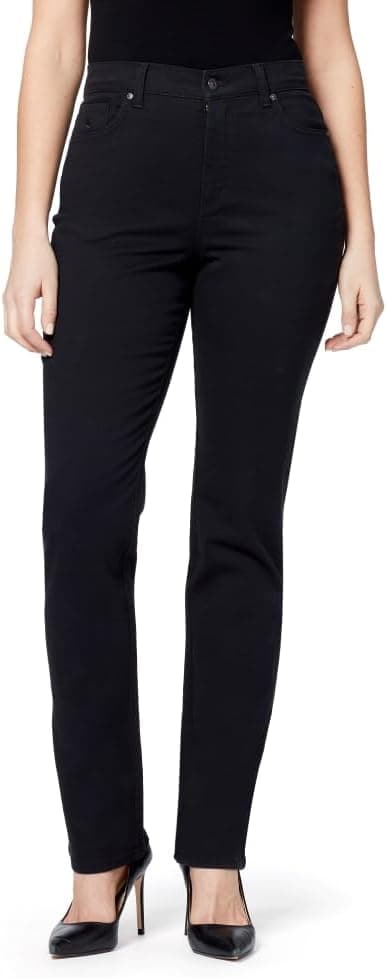 Gloria Vanderbilt Womens Amanda Classic High Rise Tapered Jean Petite