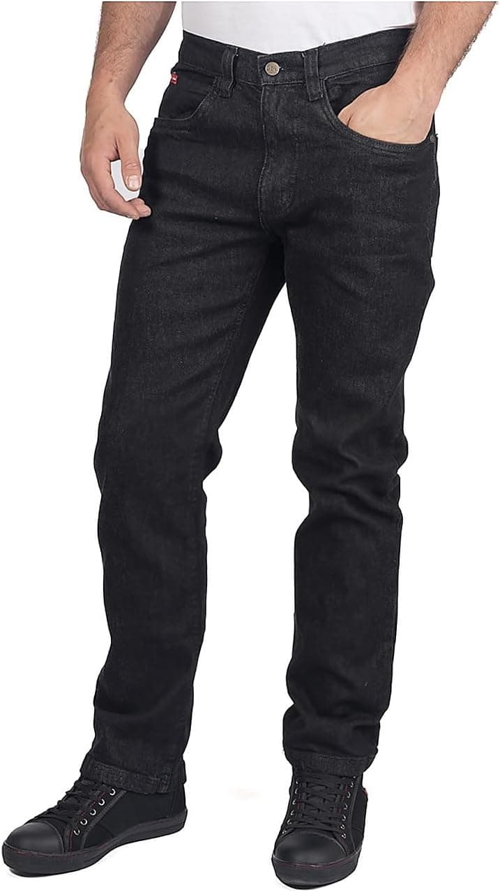 Lee Cooper LCPNT219 Hommes Workwear 5 Pocket Wash Stretch Denim Jeans