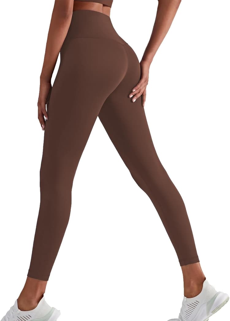 Legging de Sport Femme Pantalon de Yoga Pilates Compression Taille Haut Sculptants Push up Slim Fit Butt Lift Élastique Legging Fitnes avec Poches Tight Pantalon de Joggings Gym Running Course