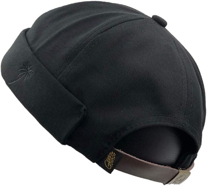 YAMEE Docker Bonnet Homme bob Femme Bonnet Casquette Homme Docker Chapeau Marin Homme Casquette Docker Hat Casquette sans Visiere bob Docker