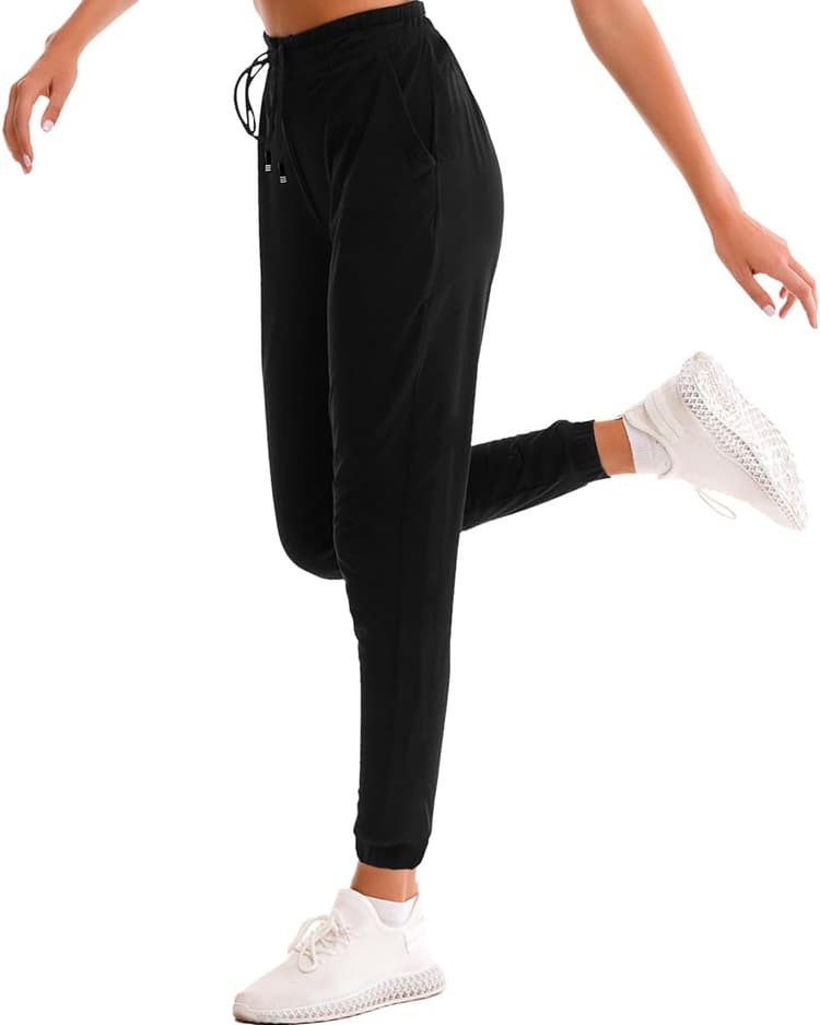 Women’s Joggers with Pockets - Lightweight Athletic Sweatpants for Running Yoga Exercise