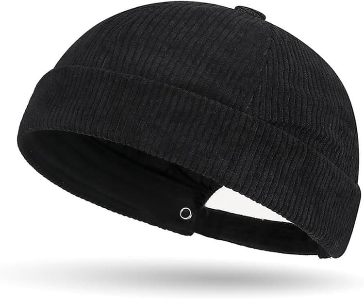 Casquettes de docker, chapeaux sans visière, chapeau de docker rétro, unisexe, été