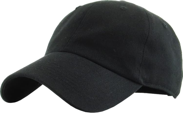KBETHOS Classic Unisex Cotton Adjustable Low Crown Baseball Cap – Plain Dad Hat