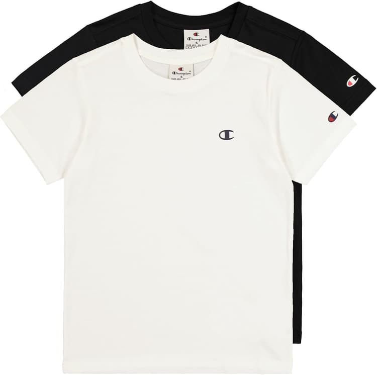 Champion Legacy Champion Basics B - S-s 2-Pack Crewneck T-Shirt Garçon (Lot de 2)
