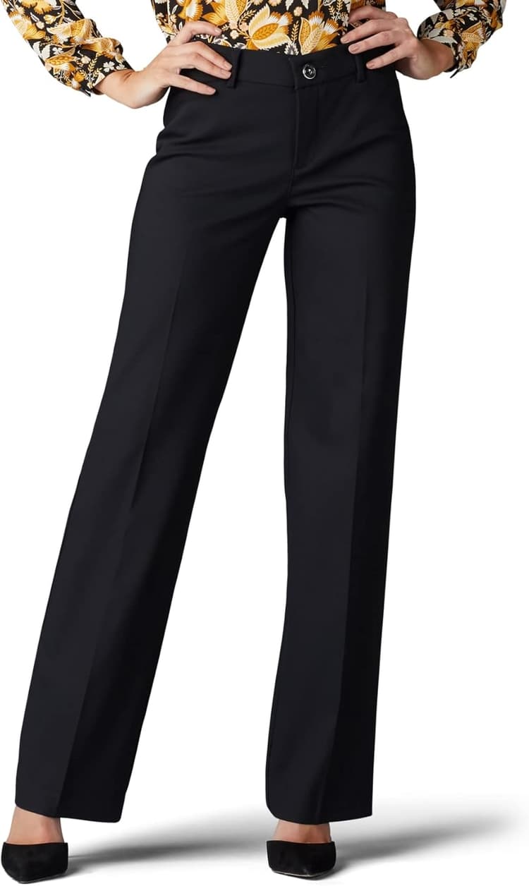 Lee Women's Flex Motion Regular Fit Trouser Pant