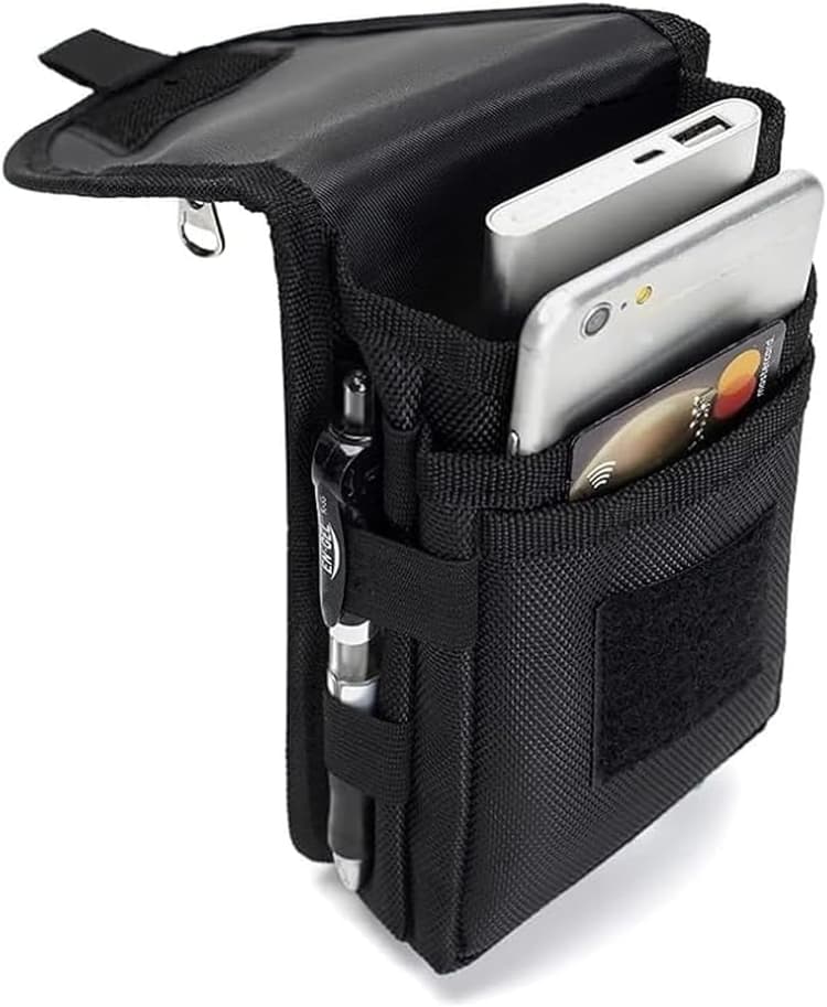Étui de Ceinture Pochette Téléphone Holster,Grande Pochette Smartphone,Sacoche Ceinture Homme Multi-usages Utilitaire Molle Poche Taille Sac