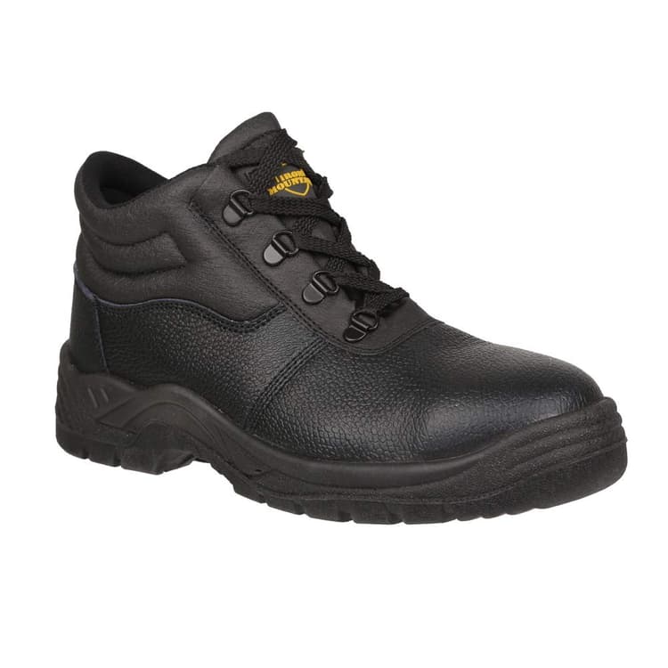 Iron Mountain Pour des hommes Femmes unisexe travail imperméable et utilitaire Bottes de sécurité avec embout protecteur en acier et sécurité Midsole Sécurité Workwear Chukka Bottes S3 SRC, 43 EU