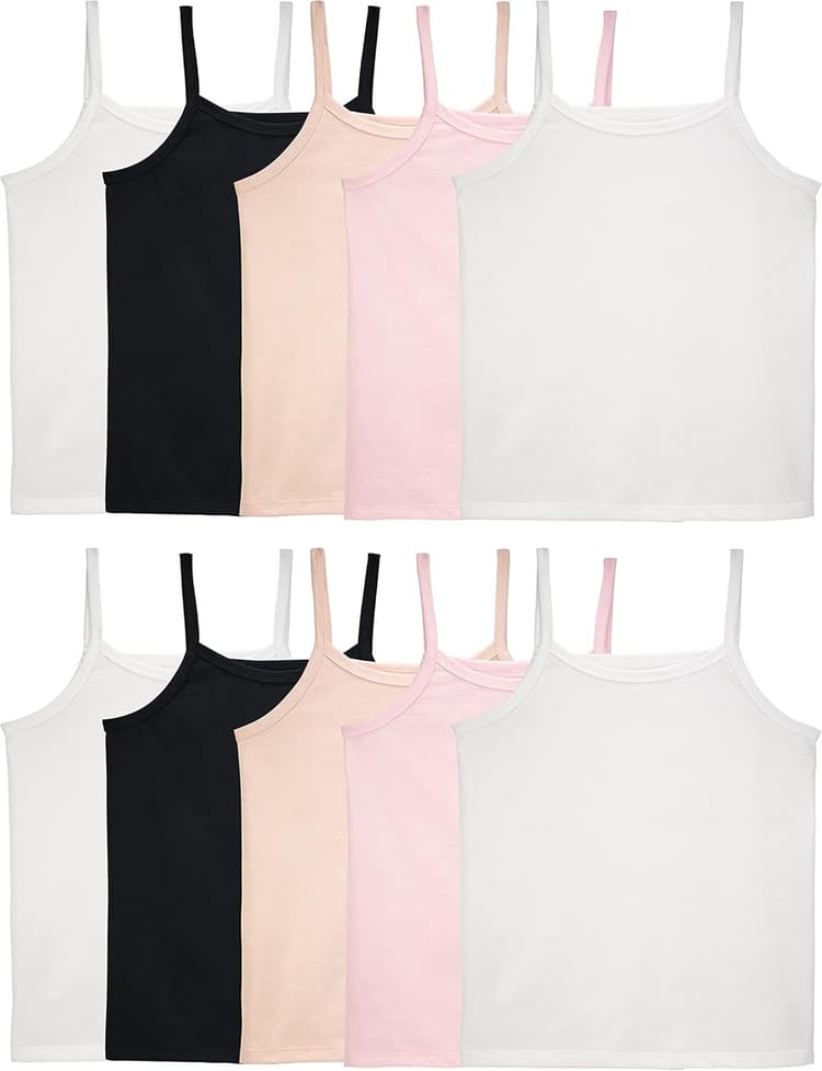 Fruit of The Loom Girls Undershirts (Camis & Tanks)