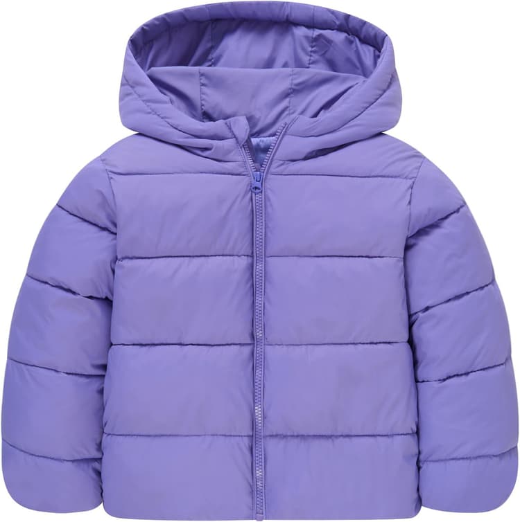 Vieille Toddler Winter Coat Girls Boys Puffer Jacket Lightweight Kids Down Alternative Outerwear 2-6 Years