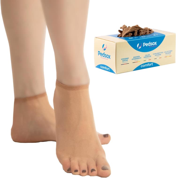 Lot de 100 Chaussettes Hygiéniques Jetables pour Tests de Chaussures, Ligne Comfort, Unisexe, Taille Unique