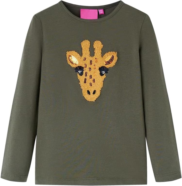 vidaXL t-Shirt pour Enfants t-Shirts pour Enfants t-Shirt à Manches Longues pour Enfants