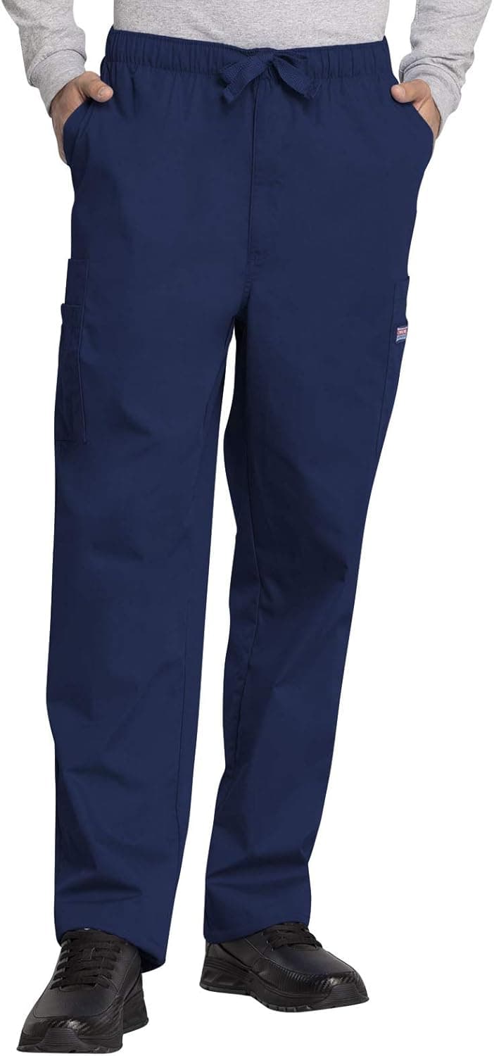 Cherokee Scrub for Men Fly Front Cargo Pant with 7 Pocket, Durable, Fade Resistant Fabric - 4000