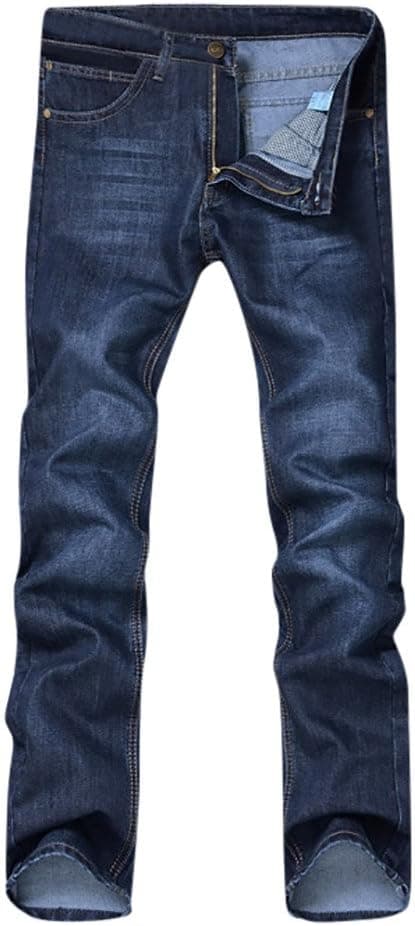 Jean Homme Regular, Jean de Travail Homme Coupe Droite Straight Jeans Fermeture Éclair Jeans Denim Pantalon Slim Fit Grandes Tailles Pantalon Sport Bassin Décontracté Pantalons Streetwear Workwear
