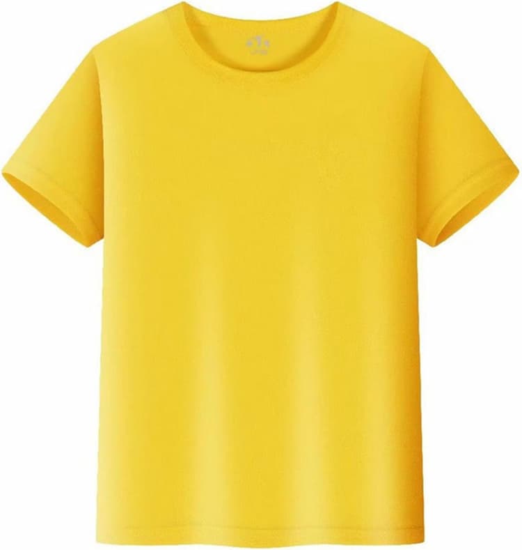 2025 T-shirts enfants à manches courtes simples T-shirts pour garçons filles unisexe tout-petits enfants col rond chemises garçons 140