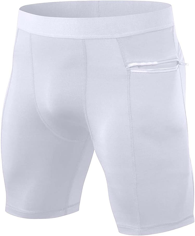 Pantalon Compression Homme,Sous-Vêtements Thermiques Homme Bas de Compression Homme Sport Caleçon Chaud Homme Collant de Course Homme Ensemble Compression Sport Leggins Sport Homme Collant Blanc Sport