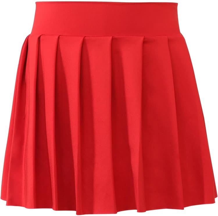 Bezioner Filles Jupe Tennis Plissée Jupe de Golf avec Short Intérieur et Poches Jupe de Sport d'entraînement Uniforme Scolaire pour Enfant