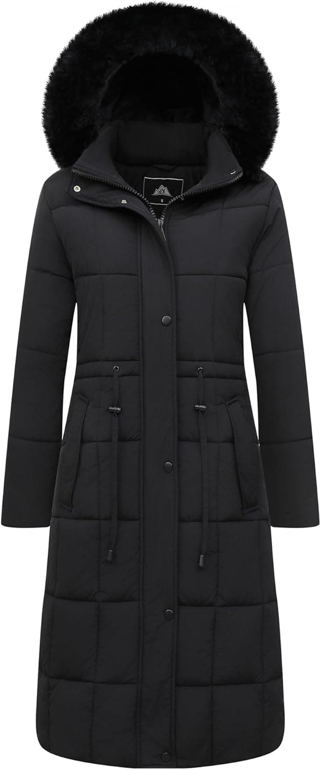 GOLDLADIES Women's Winter Coat Long Waterproof Parka - Warm Snow Winter Jacket for Women, Cold Weather Outerwear