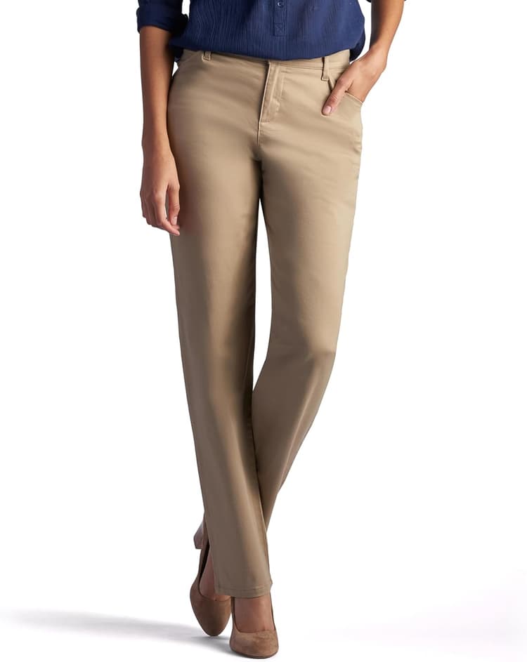 LEE Women's Relaxed Fit All Day Straight Leg Pant