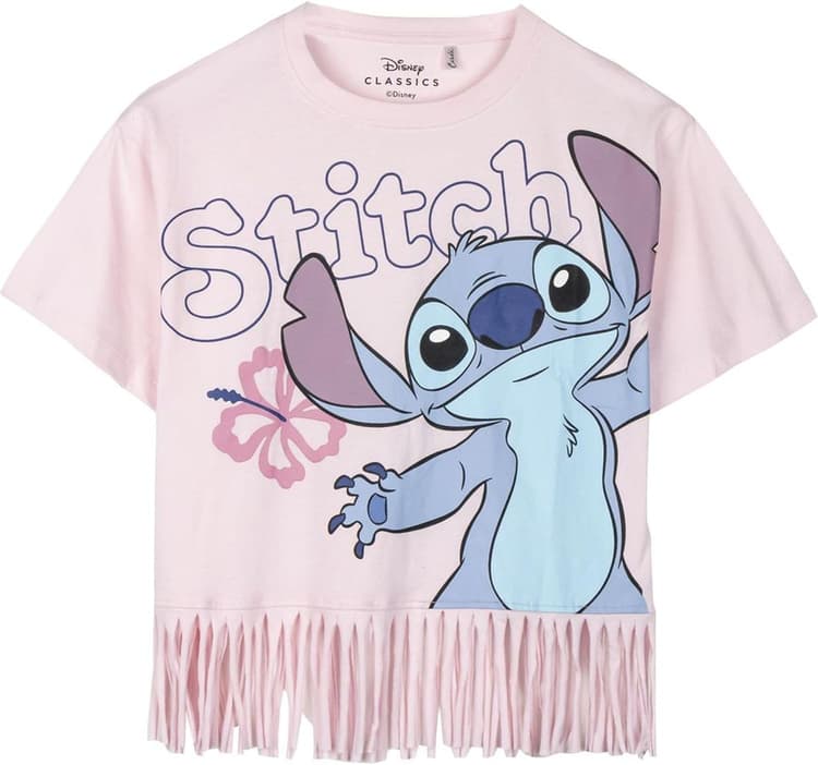 CERDÁ Life's Little Moments Camiseta Infantil Stitch de Manga Corta Producto Original Diseñado en España Tricot Fille (Lot de 1)
