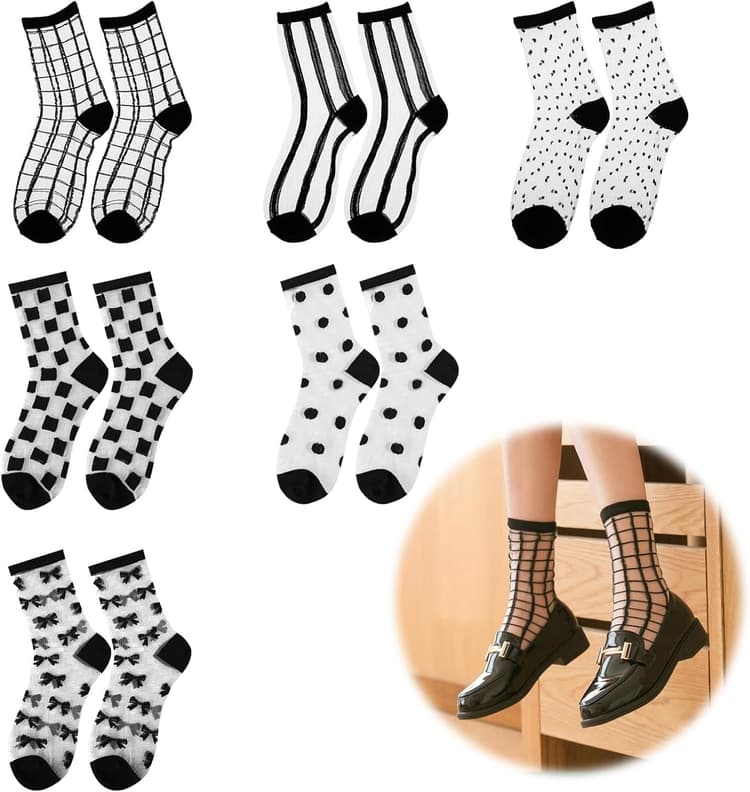Chaussettes Invisibles Femme,Protège-Pied Chaussettes Invisible Chaussettes à la Cheville en Dentelle Chaussettes Anti-dérapantes en Dentelle Invisible, pour Femme pour la danse, la marche