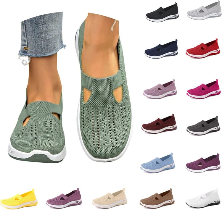 Chaussure Femme&Basket Femme - Chaussures Mode Et Sport pour Femmes Chaussures Orthopediques Femmes Basquette De Marche Accru Et Soulagement des Pieds Sneakers Ete Pieds Larges Été Confortable