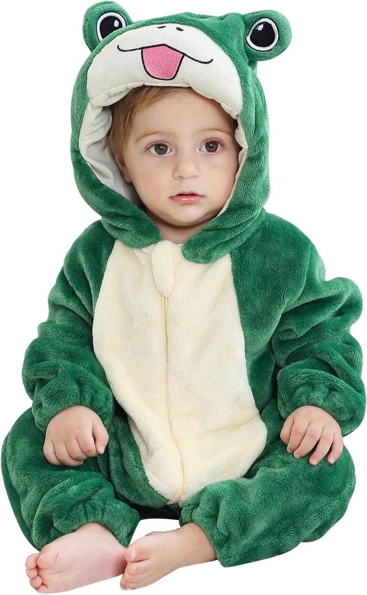 l'hiver Unisexe Bébé Romper à Capuchon Animal 0-36 Mois
