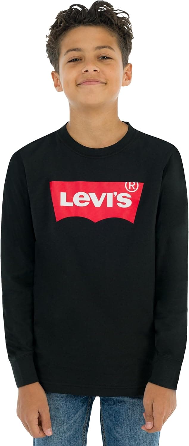 Levi's Lvb Mascotte Chauve-Souris Ls 6eh011 T-Shirt SS Bébé garçon