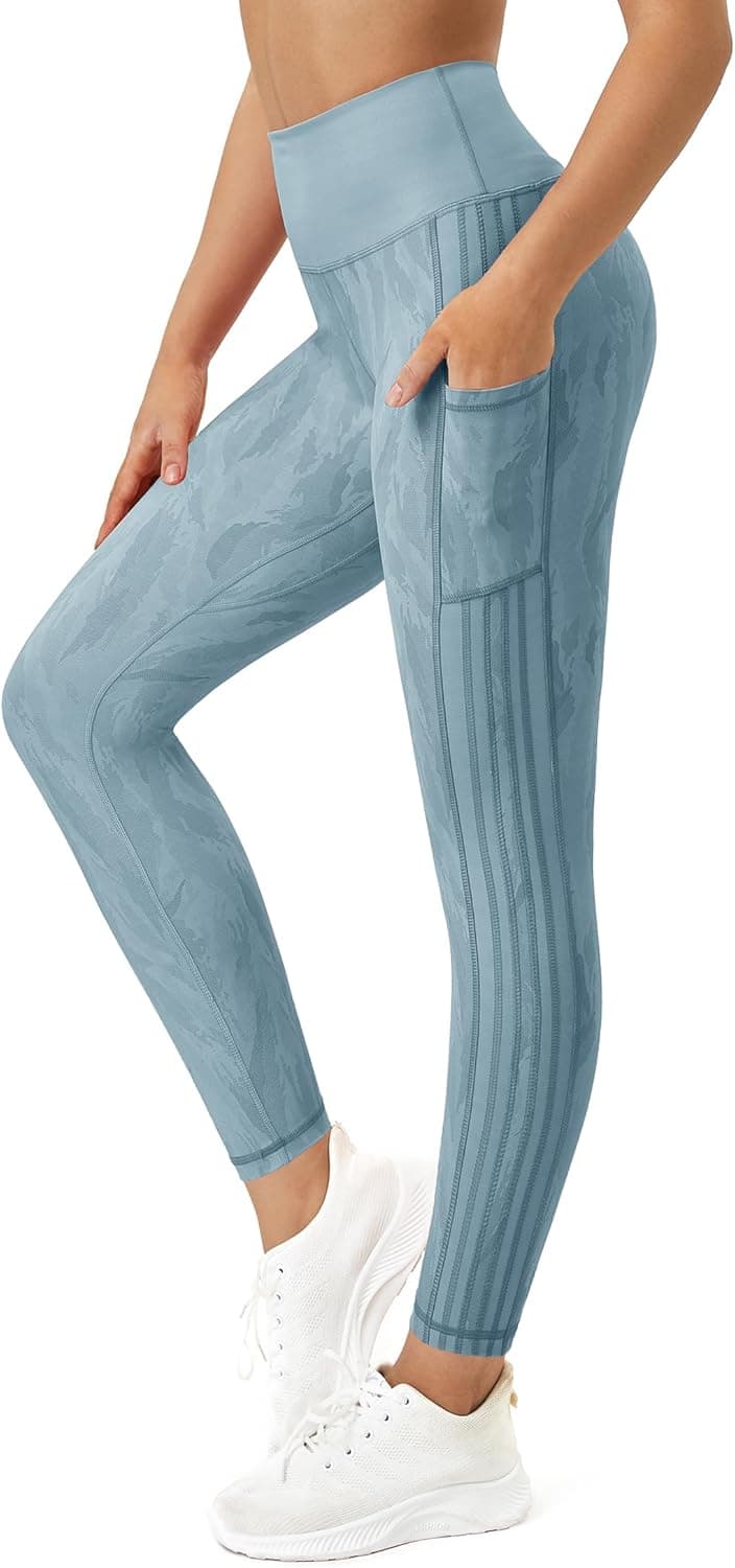 Legging de sport pour femme avec poche, pantalon de sport pour femme, taille haute, pantalon de course pour femme, pantalon de fitness long