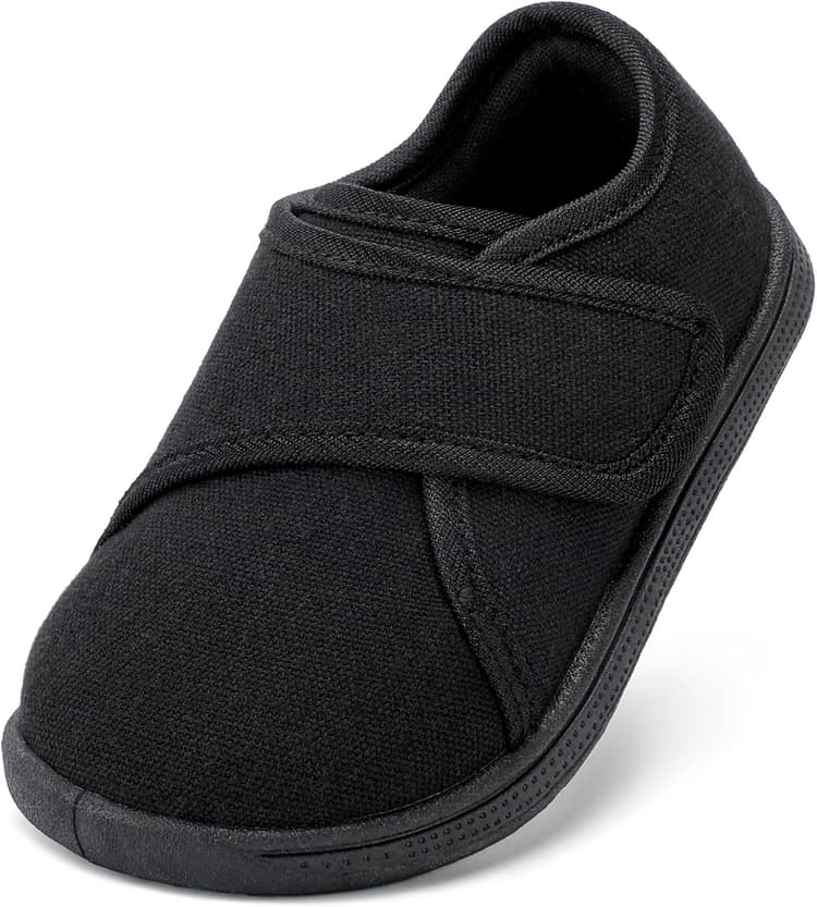 Chaussons pour enfant garçon - Chaussures pieds nus - Chaussures d'intérieur pour garçon - Chaussures d'apprentissage de la marche - Chaussures pour bébé - Chaussures de maternelle - Pieds