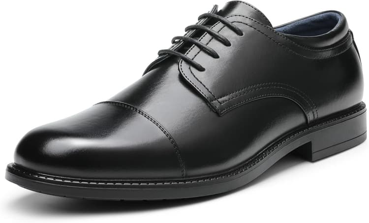 Bruno Marc Chaussure Homme Ville Classique Chaussures Habillées Oxford à Lacets pour Hommes Chaussure Costume Mariage Confortable DOWNING-01