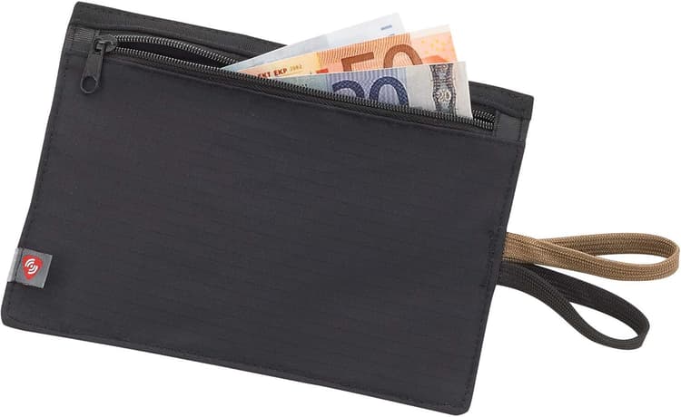 Lewis N. Clark RFID Blocking Money Belt Travel Pouch + Credit Card, ID, Passport Holder for Women & Men, Black, One Size