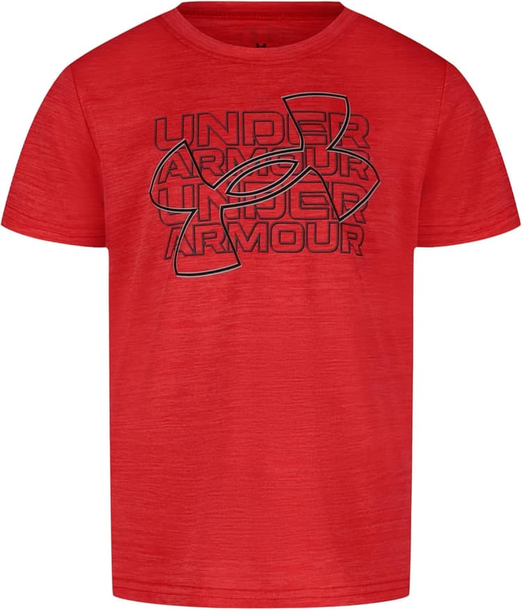Under Armour Boys Short Sleeve Core Graphic T-Shirt, Lightweight & Breathable, Relaxed Fit