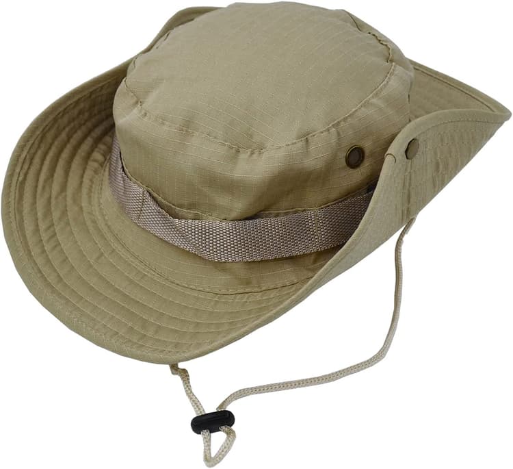 Taeku Chapeau De Soleil, Respirant Protection Chapeau de Pêche Large Bord Safari Casquette Mesh Respirant Hat pour Randonnée Camping Voyage