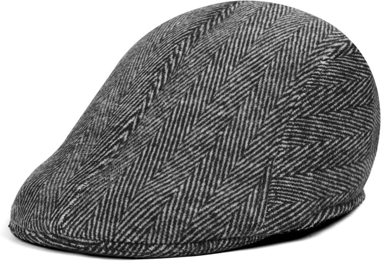 ACWOO Hommes Béret Casquette Plate, Newsboy Flat Cap, 1920s-Chapeau Béret Vintage pour Homme Casquette Gavroche en Coton, Wool Felt Unisexe Cap Vintage Rétro Automne, Cabbie Beret Hiver Gatsby Hommes