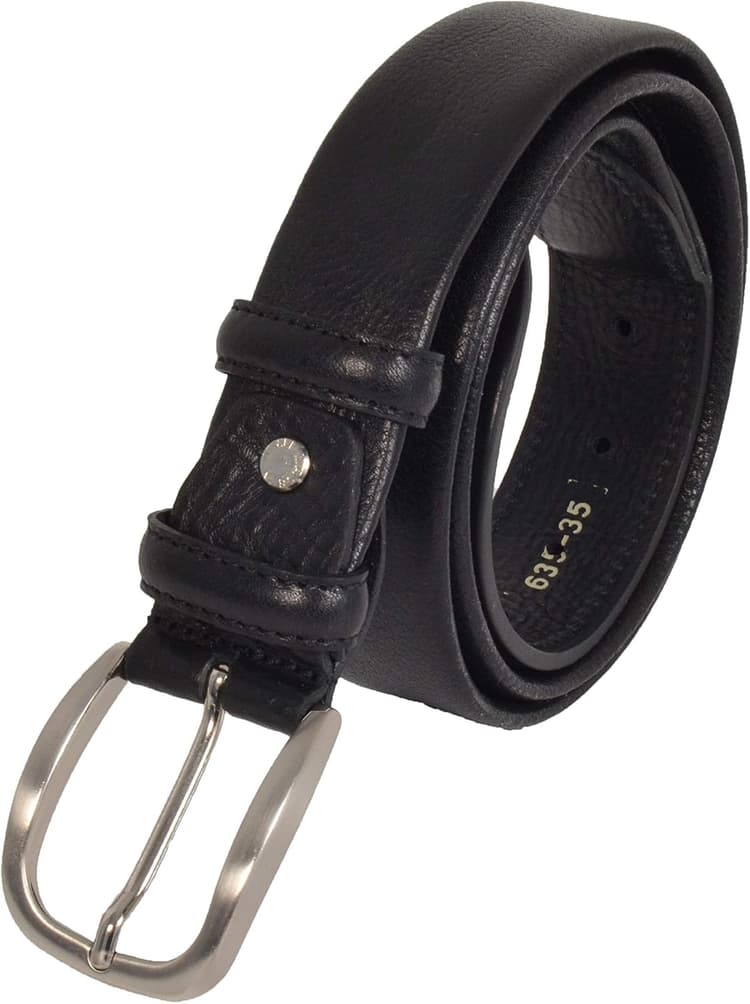 Conte Massimo Ceinture Porte-argent de Voyage en Cuir Véritable, avec Poche Tactique Intérieure à Fermeture Éclair