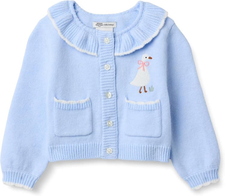 Amazon Essentials x Sofia Grainge Babies, Toddlers and Girls' Cardigan Sweater
