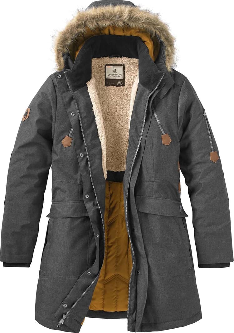 Legendary Whitetails Womens Parka with Hood Water Resistant Shell Polyfill Insulated Winter Coat