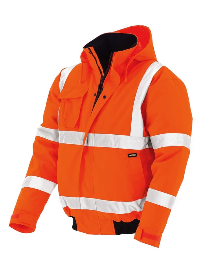 teXXor 4119-M Whistler Pilote-Veste de Travail Visibilité, Orange, Taille M