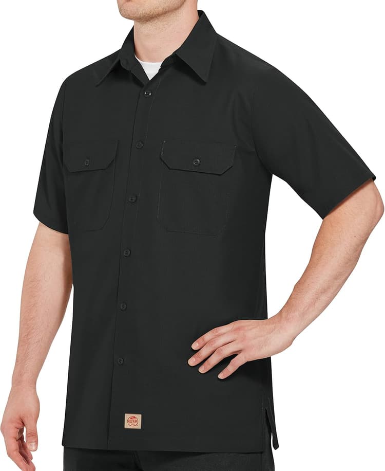 Red Kap Men's Industrial Work Shirt