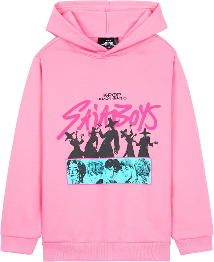 KPop Demon Hunters Officiel Sweat a Capuche Fille, Hoodies Cosy, Chaud Cadeau pour Filles et Ado