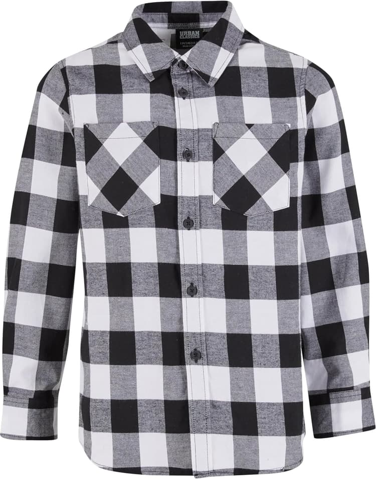 Urban Classics Boys Checked Flanell Shirt Chemise Fille