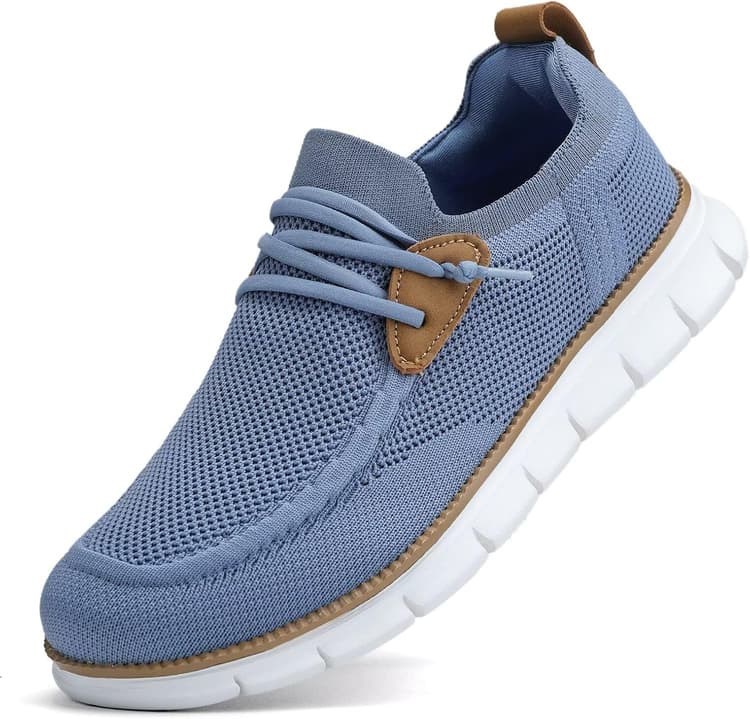 KEEZMZ Baskets de course pour homme - Légères et respirantes - Antidérapantes - Tendance - Pour le