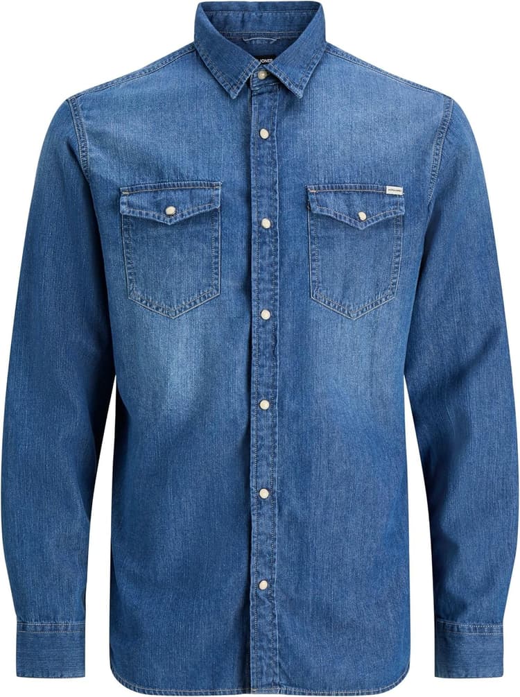 JACK & JONES Chemise en Denim Chemise en Denim Comfort Fit