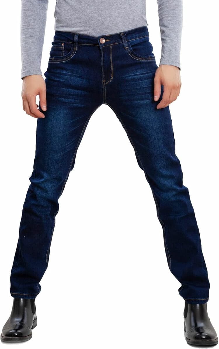 Toocool - Hommes Jean Coupe Classique, Pantalons en Coton, Jeans Taille Moyenne, Jean Homme Regular LE-2487