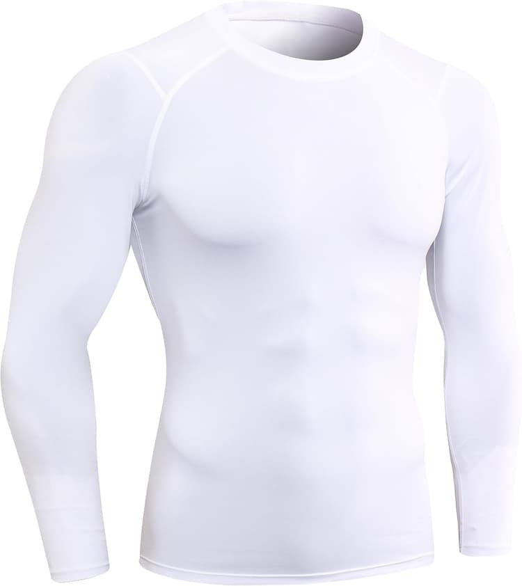 SPVISE Cool Dry Compression Shirt for Men Long Sleeve Workout Running T-Shirt Gym Tops Breathable Sports Baseball Undershirts