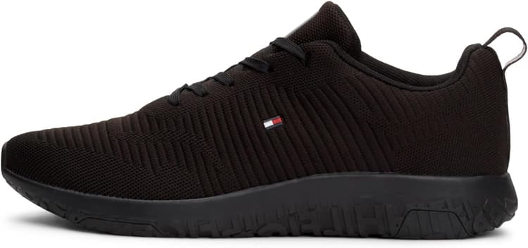 Tommy Hilfiger Baskets de Running Homme Corporate Knit Rib Runner Chaussures de Sport