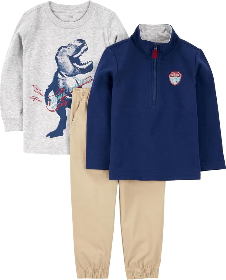 Simple Joys by Carter's baby-boys 3-piece Playwear Set