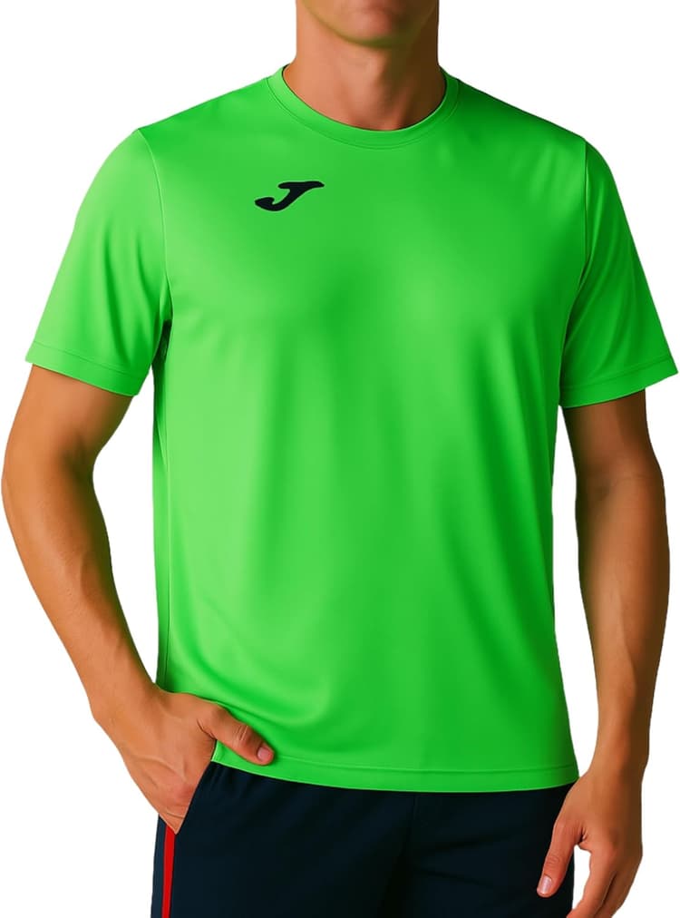 Joma Men's Sports T-Shirt, 6XS - 3XL - Short Sleeve, Lightweight and Breathable, Ideal for Running and Gym - Combi